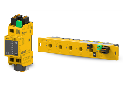 Yellow measurement devices from Bender