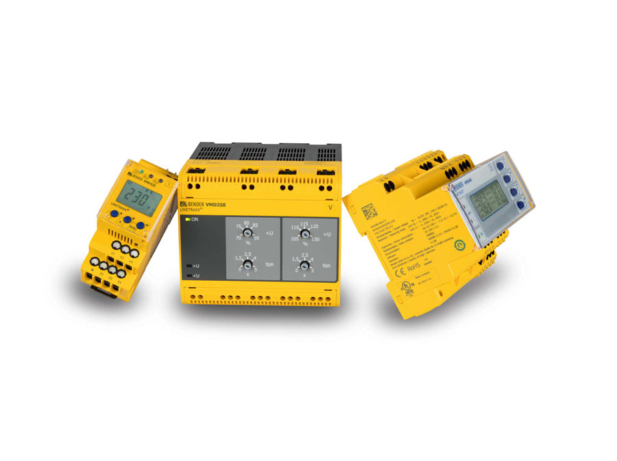 Measuring and monitoring relays: current, voltage, frequency